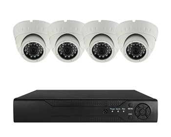 AHD200万画素ドームカメラ4台セット