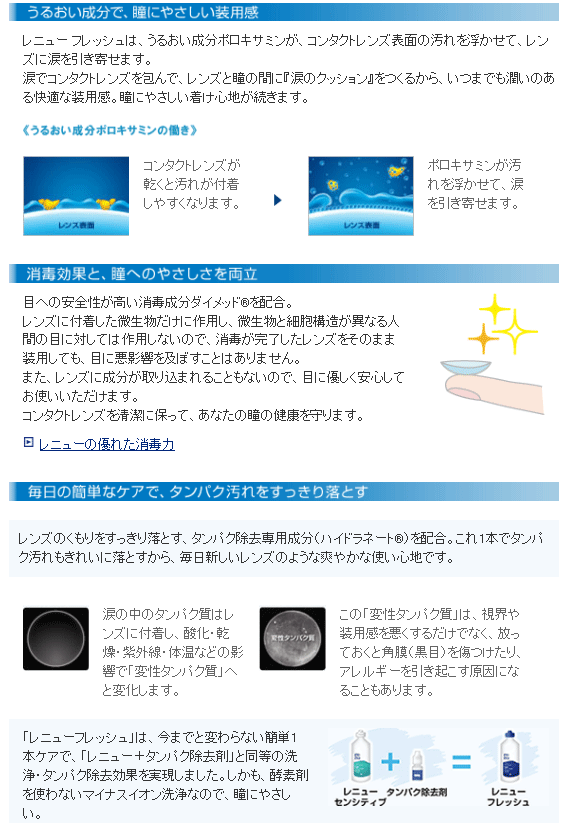 レニューフレッシュ コンタクトレンズ激安通販クリアコンタクト