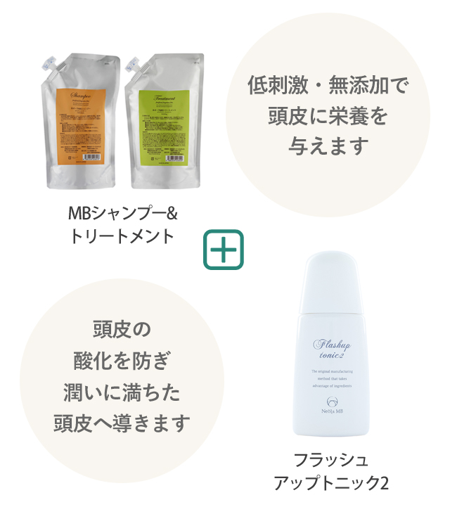 ストレスフリーの無添加、低刺激トリートメント 高濃度炭酸